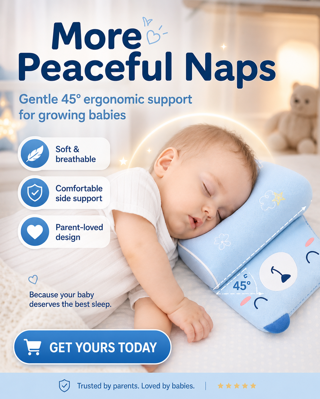 Baby Shaping Head Support Pillow