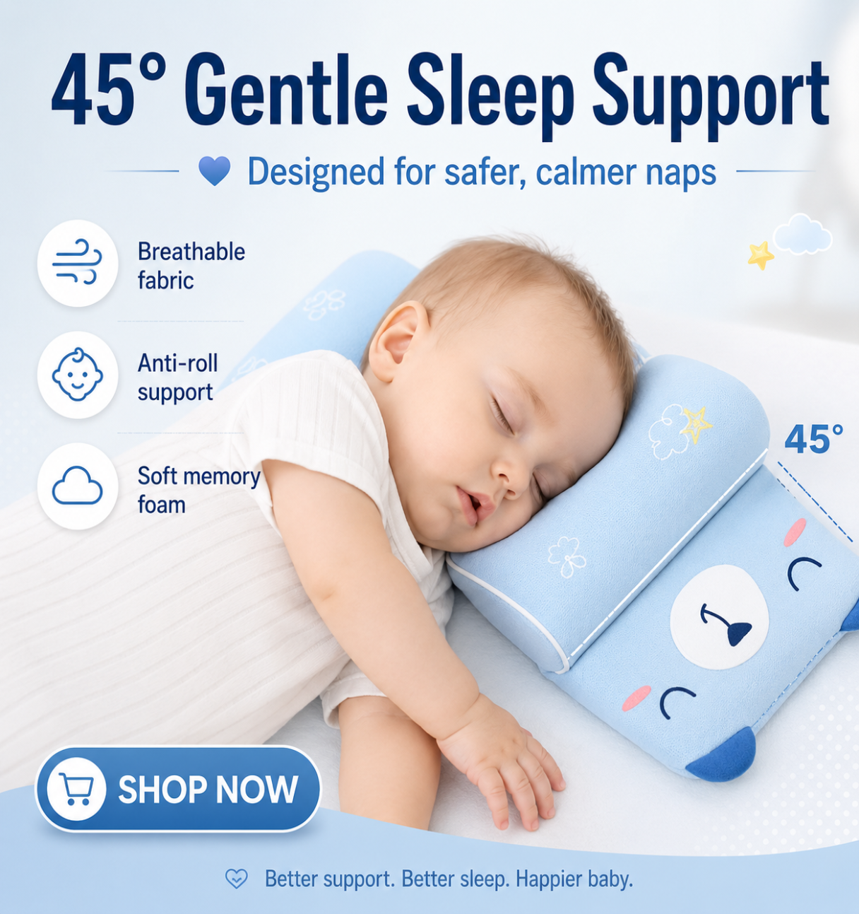 Baby Shaping Head Support Pillow